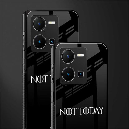 not today back phone cover | glass case for vivo y35 4g
