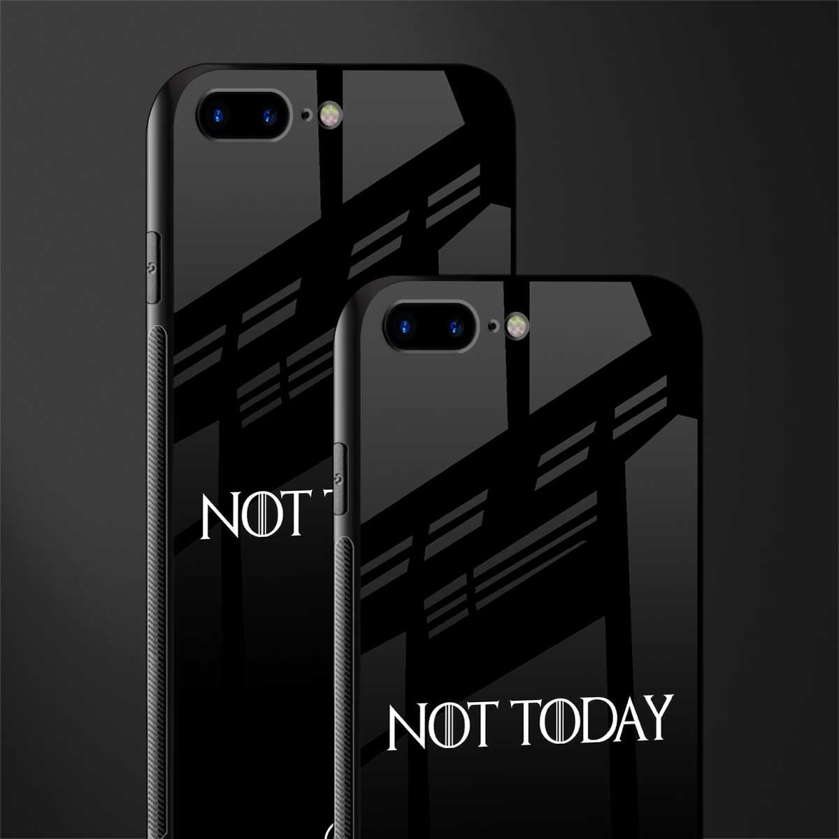 not today glass case for iphone 8 plus image-2
