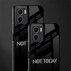 not today back phone cover | glass case for vivo y72