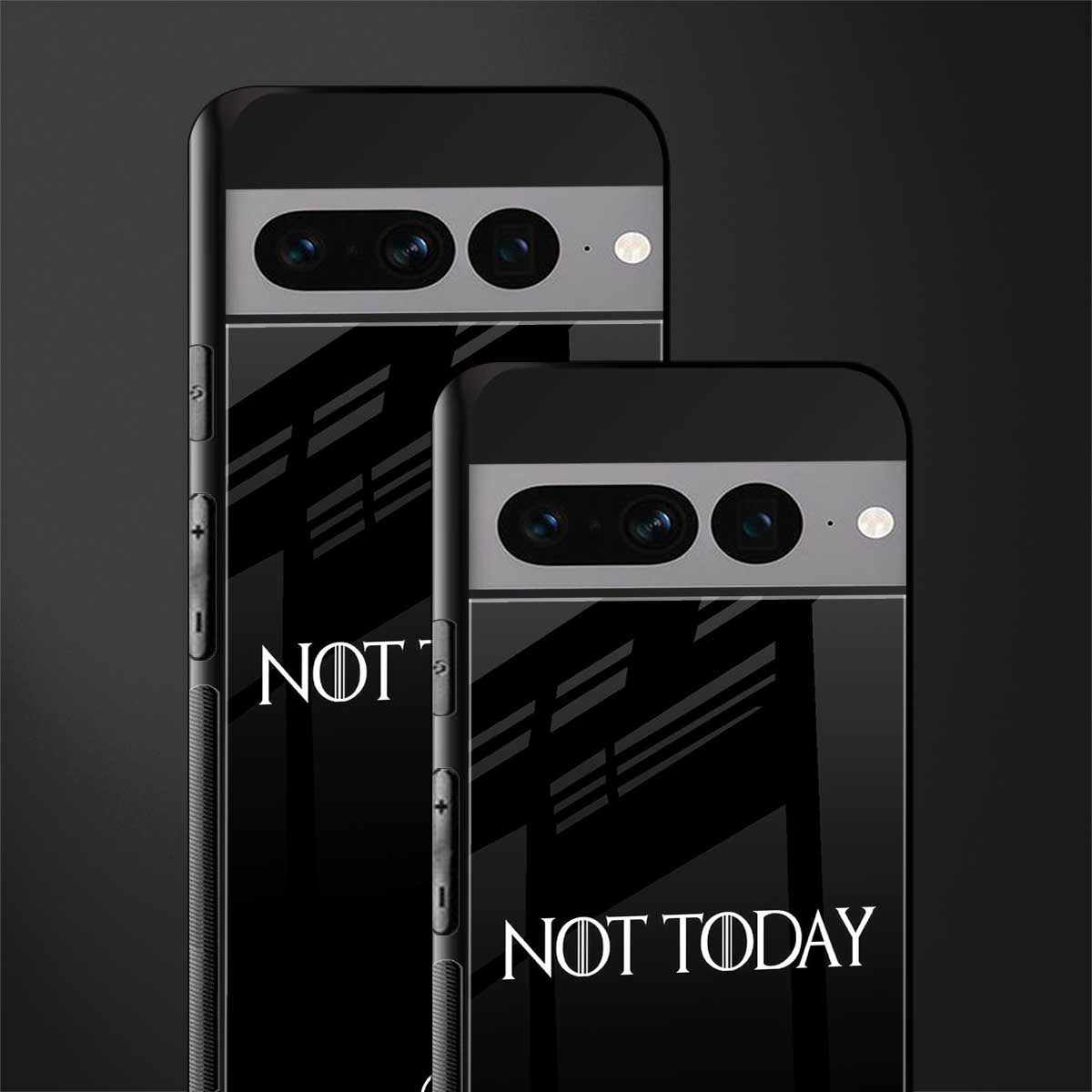 not today back phone cover | glass case for google pixel 7 pro