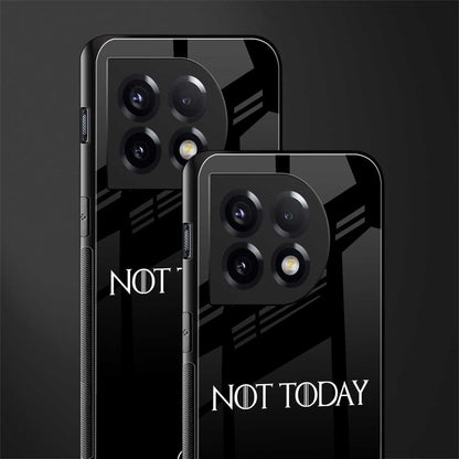 not today back phone cover | glass case for oneplus 11