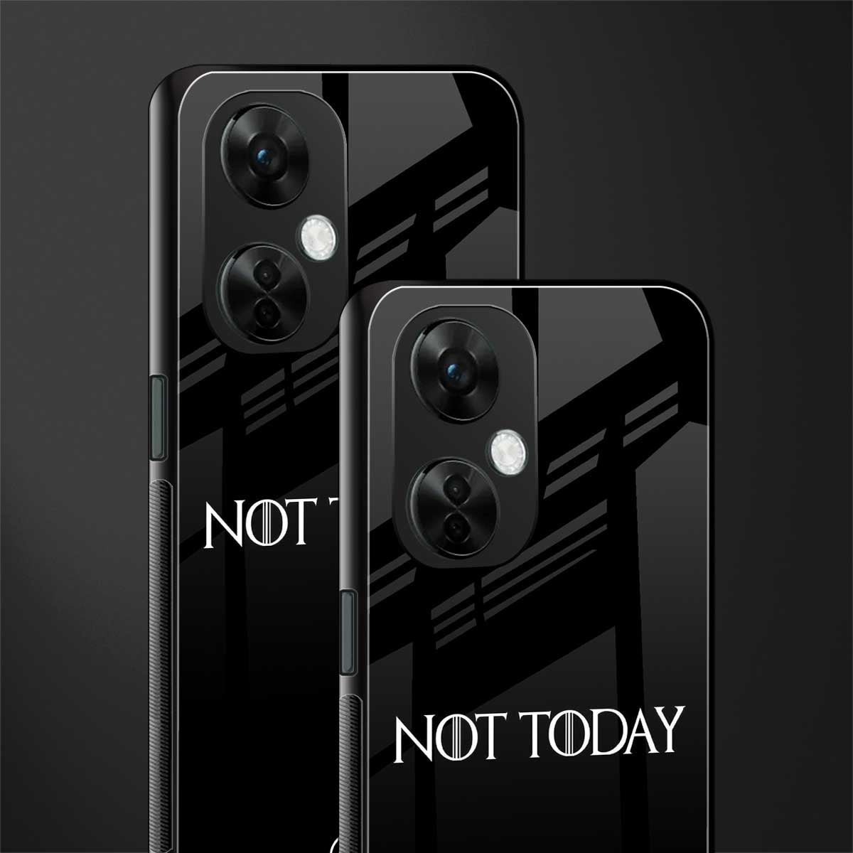 not today back phone cover | glass case for oneplus nord ce 3 lite