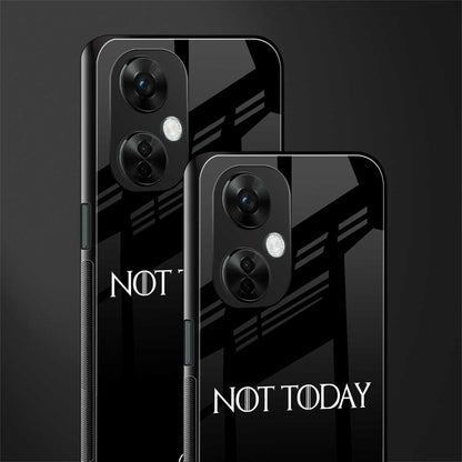 not today back phone cover | glass case for oneplus nord ce 3 lite