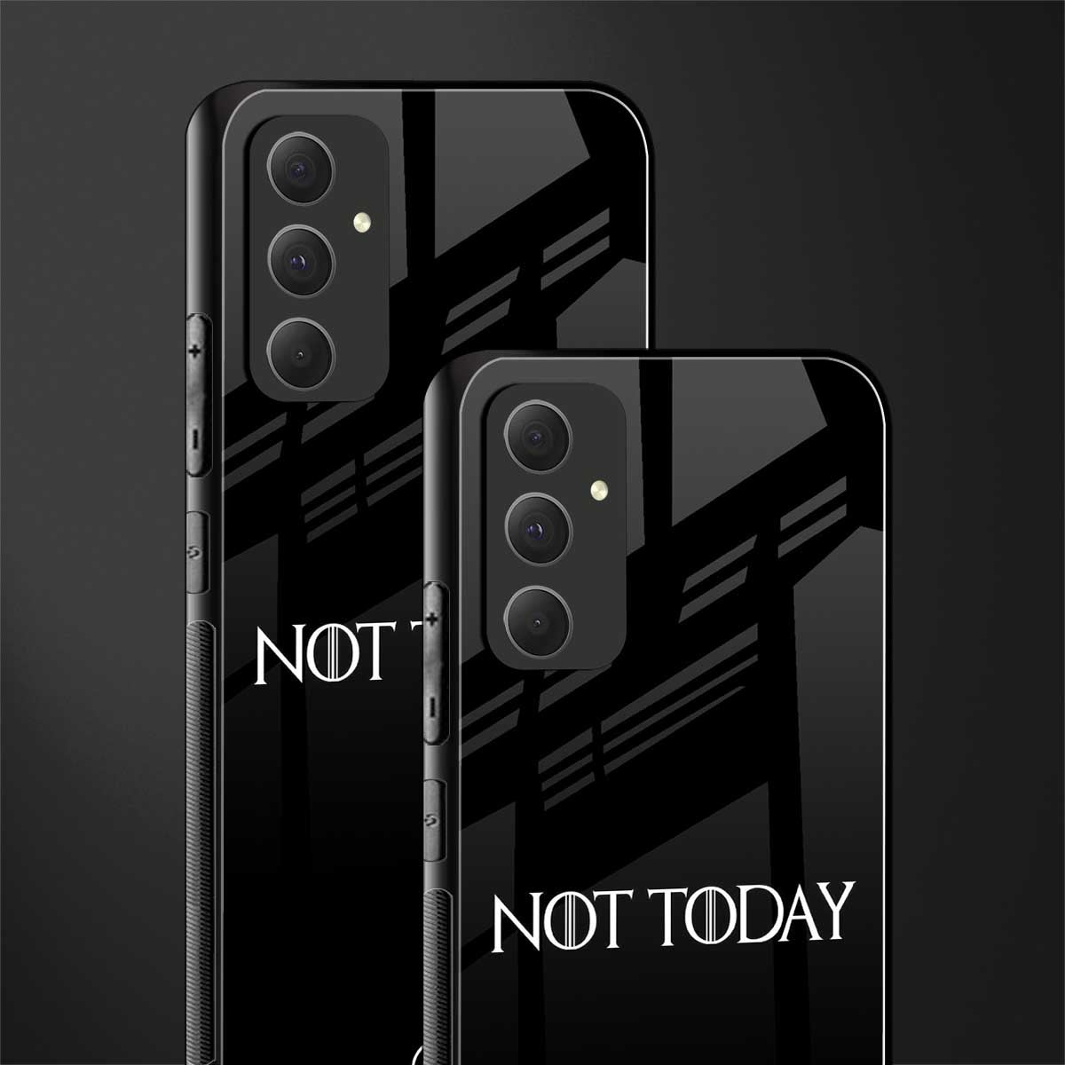 not today back phone cover | glass case for samsung galaxy a54 5g