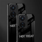not today back phone cover | glass case for vivo t1 44w 4g