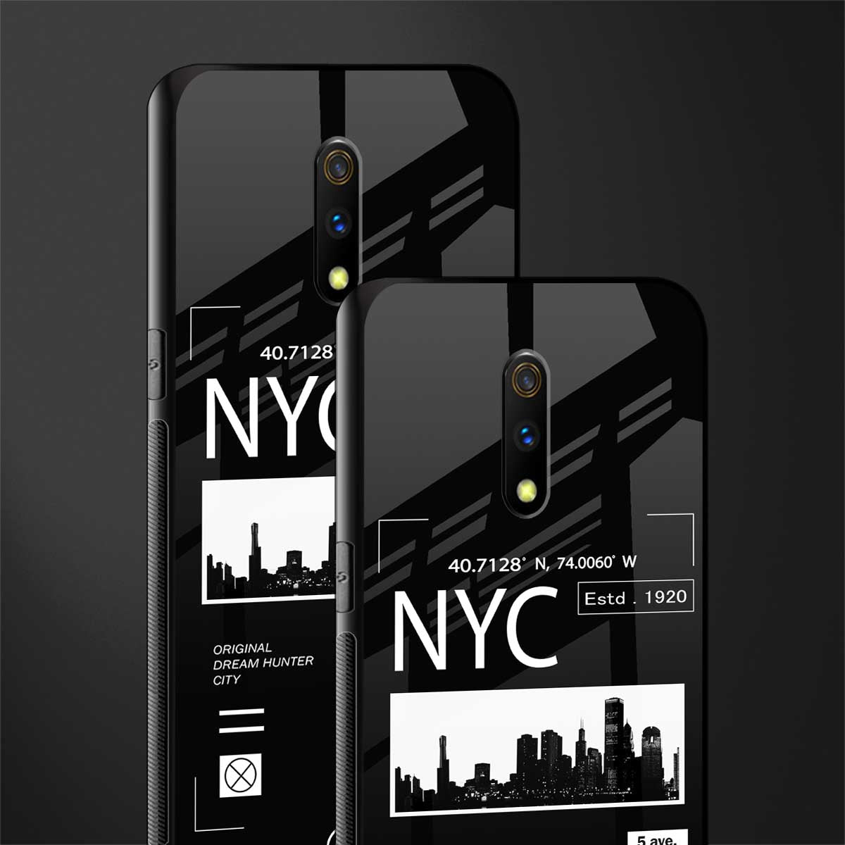 nyc glass case for realme x image-2