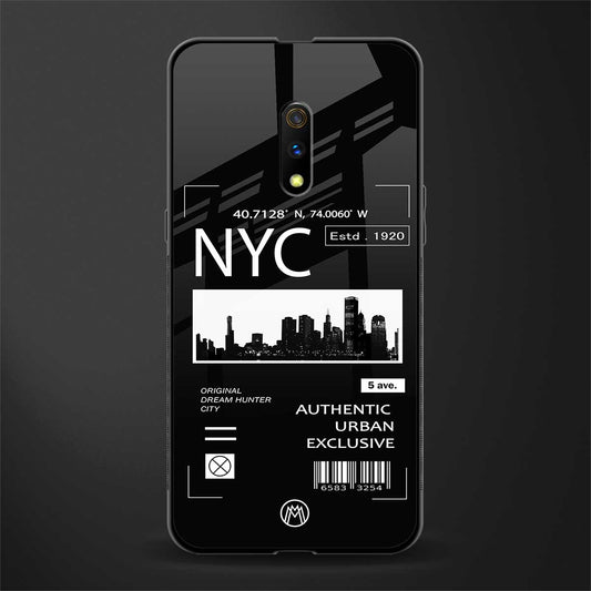 nyc glass case for realme x image