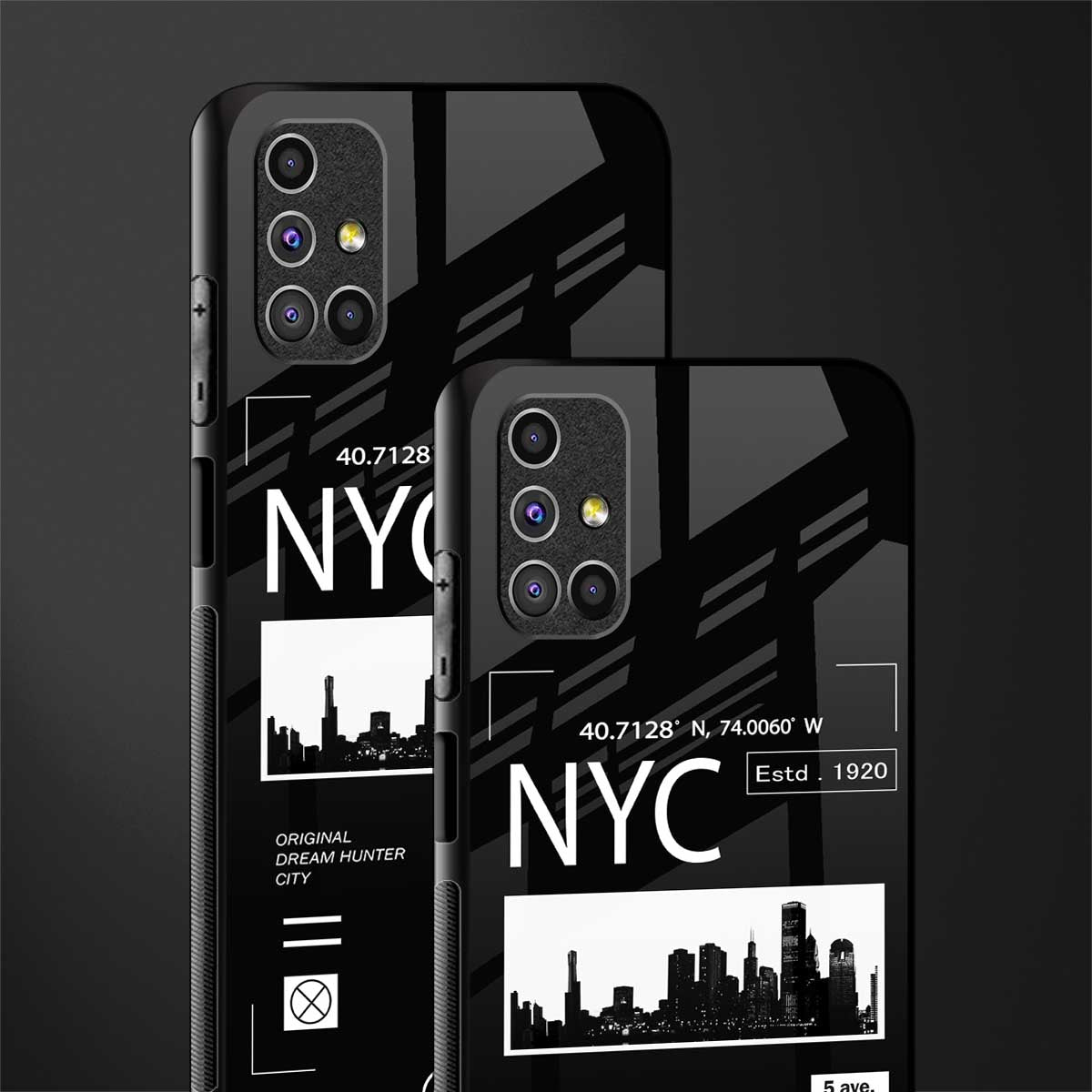 nyc glass case for samsung galaxy m51 image-2