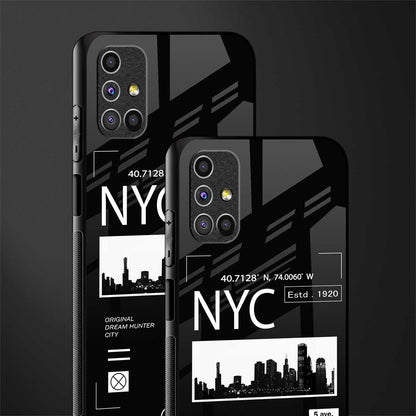 nyc glass case for samsung galaxy m51 image-2