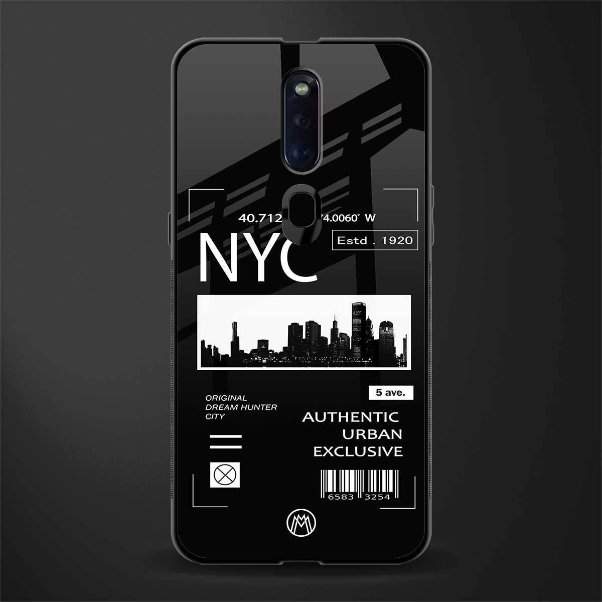 nyc glass case for oppo f11 pro image