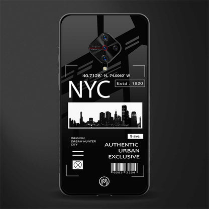 nyc glass case for vivo s1 pro image