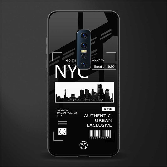 nyc glass case for vivo v17 pro image