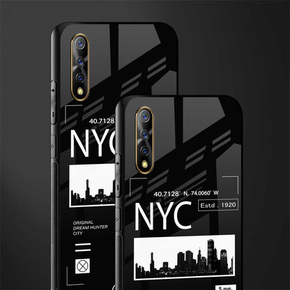 nyc glass case for vivo s1 image-2