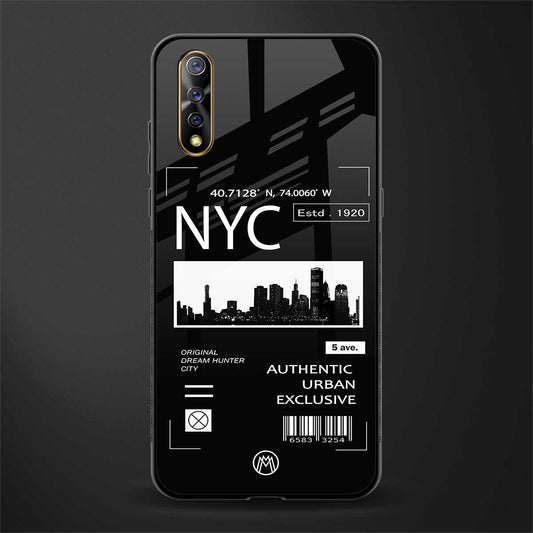 nyc glass case for vivo s1 image
