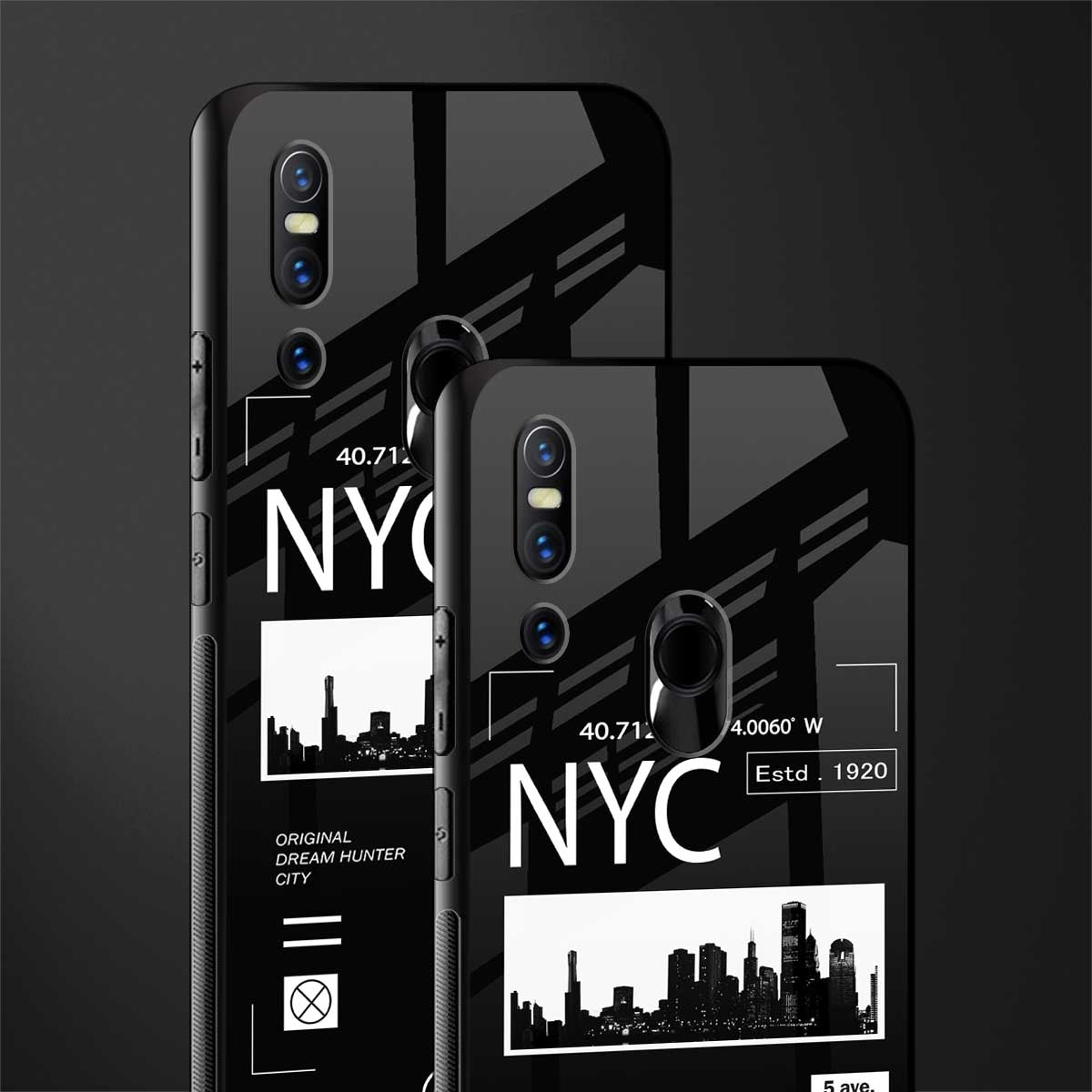 nyc glass case for vivo v15 image-2