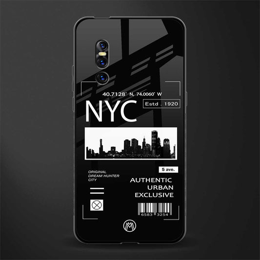nyc glass case for vivo v15 pro image
