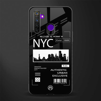 nyc glass case for realme 5 image