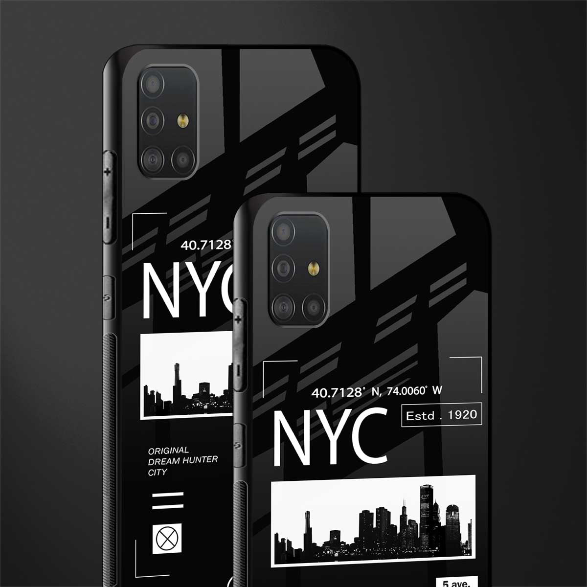 nyc glass case for samsung galaxy a51 image-2