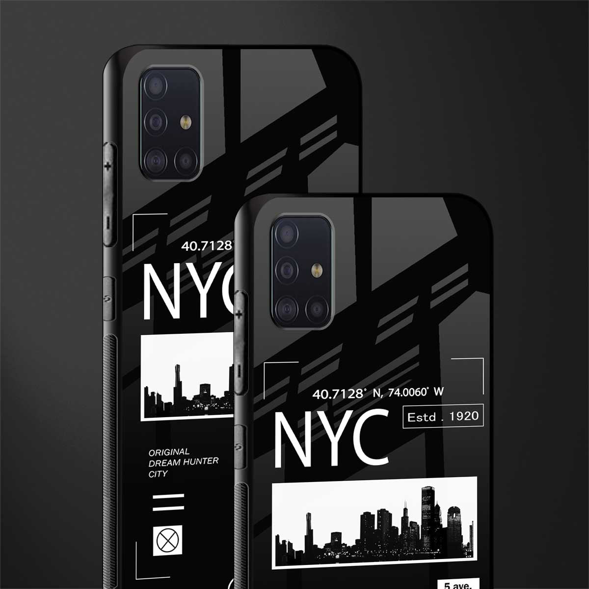 nyc glass case for samsung galaxy a71 image-2