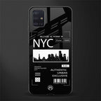nyc glass case for samsung galaxy a71 image