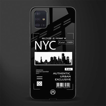 nyc glass case for samsung galaxy a71 image