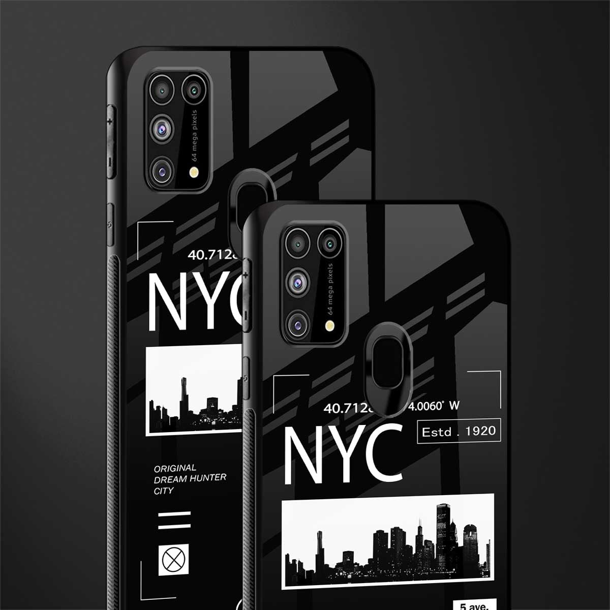 nyc glass case for samsung galaxy f41 image-2