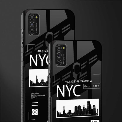 nyc glass case for samsung galaxy m21 image-2