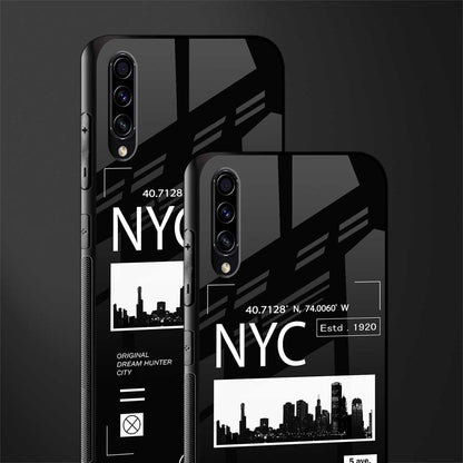 nyc glass case for samsung galaxy a50 image-2