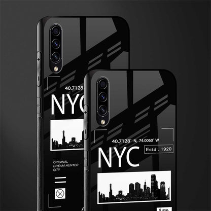 nyc glass case for samsung galaxy a30s image-2
