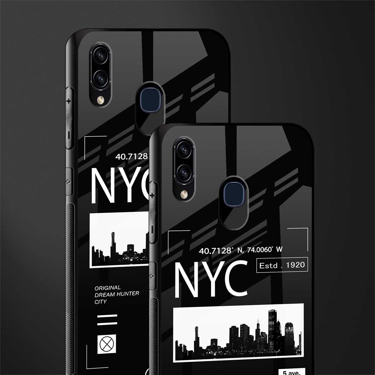 nyc glass case for samsung galaxy a20 image-2