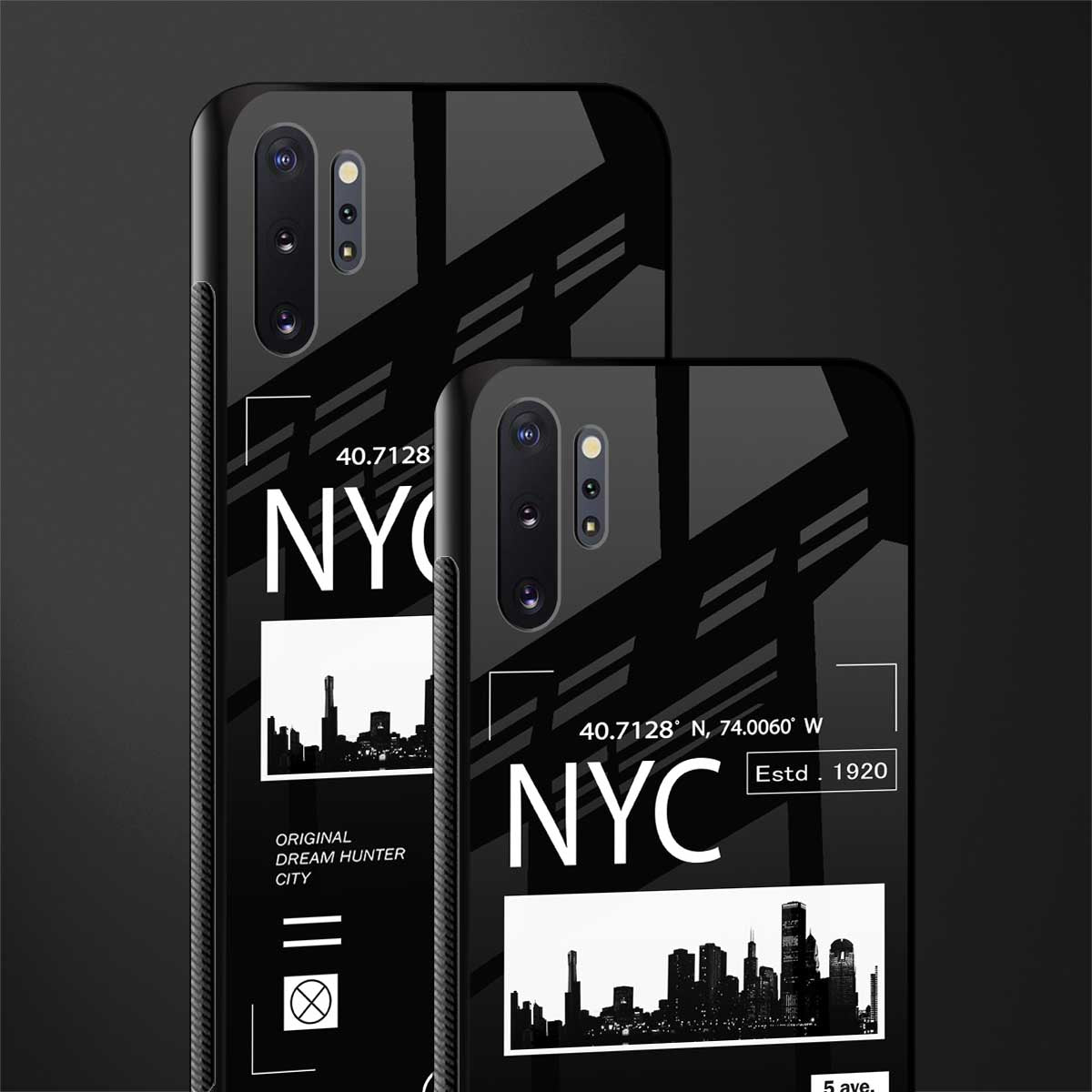 nyc glass case for samsung galaxy note 10 plus image-2