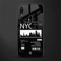 nyc glass case for redmi y3 image