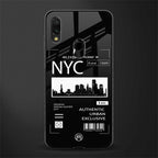nyc glass case for redmi y3 image