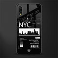 nyc glass case for redmi 7redmi y3 image