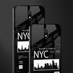 nyc glass case for redmi 8a image-2