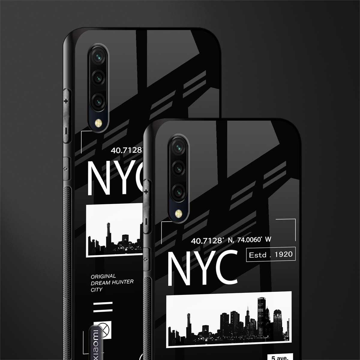 nyc glass case for mi a3 redmi a3 image-2