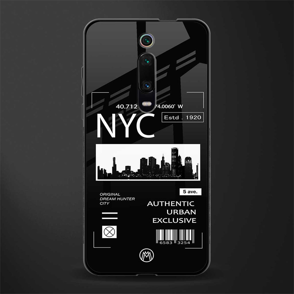 nyc glass case for redmi k20 pro image
