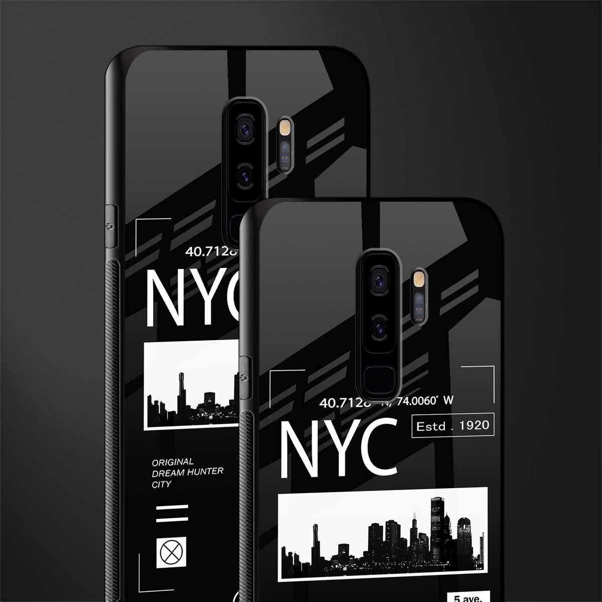 nyc glass case for samsung galaxy s9 plus image-2