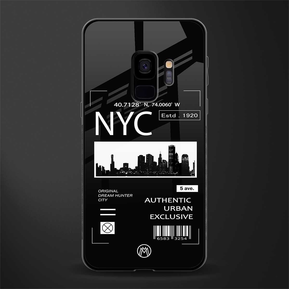 nyc glass case for samsung galaxy s9 image