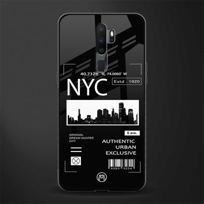 nyc glass case for oppo a5 2020 image