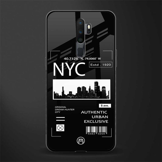 nyc glass case for oppo a5 2020 image