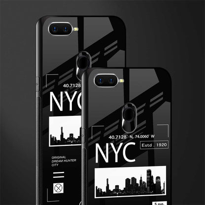 nyc glass case for oppo a11k image-2