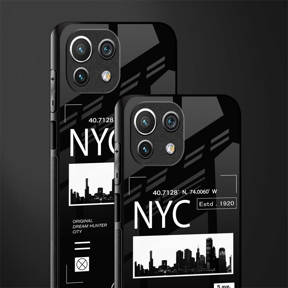 nyc glass case for mi 11 lite image-2