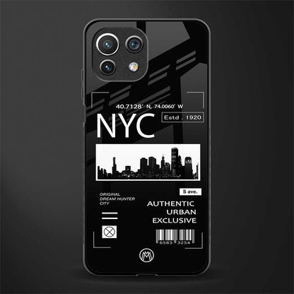 nyc glass case for mi 11 lite image