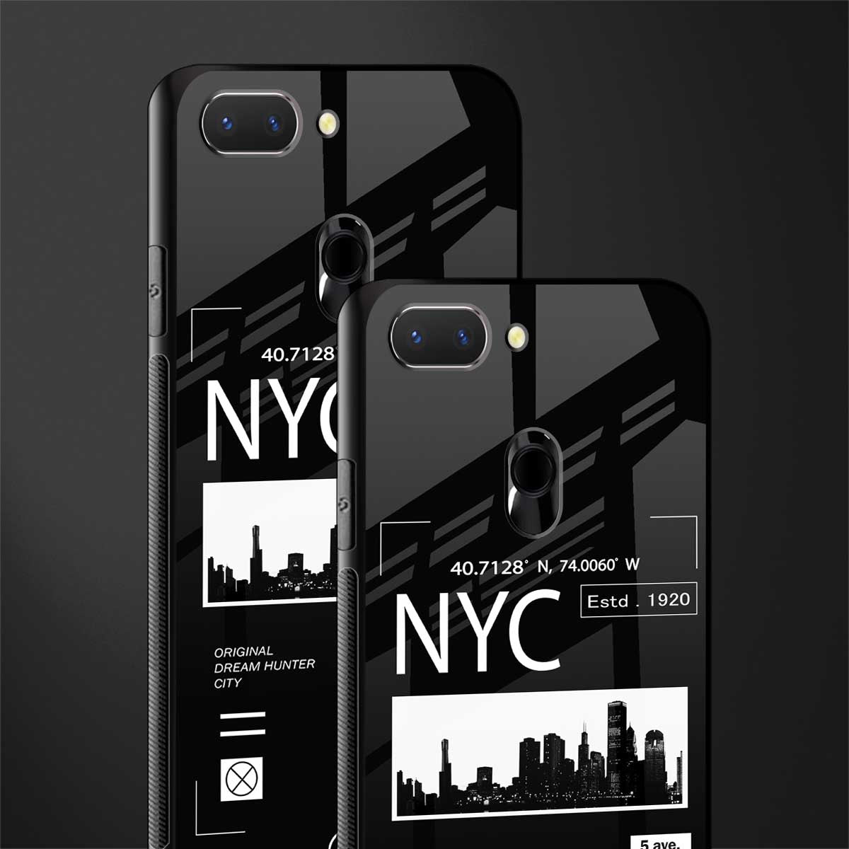 nyc glass case for oppo a5 image-2