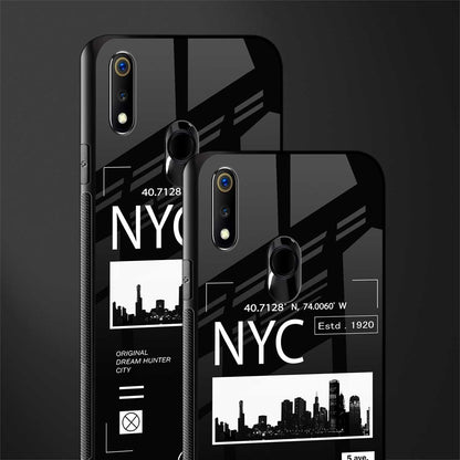 nyc glass case for realme 3 pro image-2