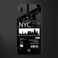 nyc glass case for realme 3 pro image