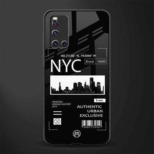 nyc glass case for vivo v19 image