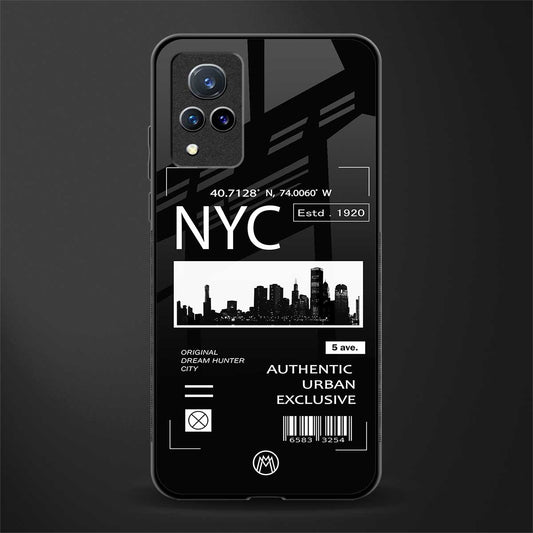nyc glass case for vivo v21 5g image