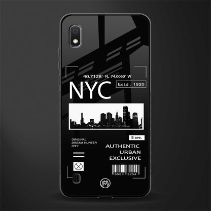 nyc glass case for samsung galaxy a10 image